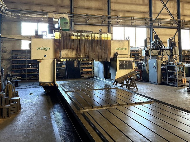 Unisign - Uniport 6 X: 8000 - Y: 2500 - Z: 800 mm CNC 5 axes