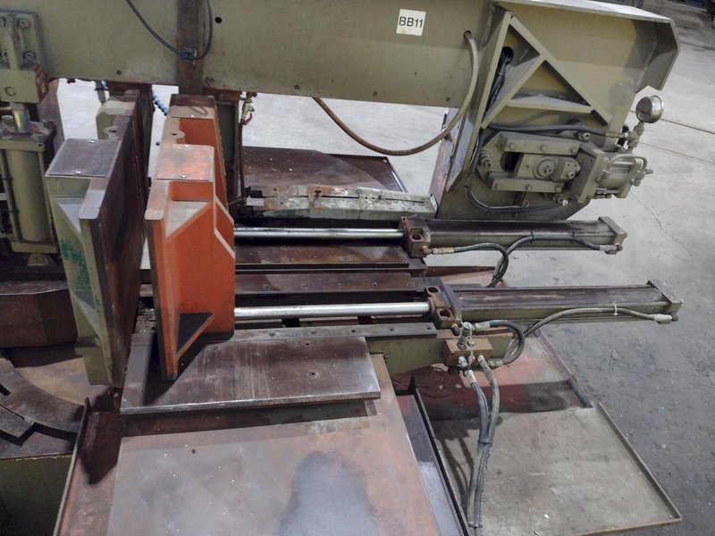 13" x 20" COSEN MODEL #C500MNC FULLY PROGRAMMABLE AUTOMATIC MITER HORIZONTAL BANDSAW: STOCK #18782