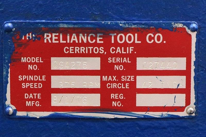 42" x 14 GA. BY GEORGE CIRCLE SHEAR MODEL CS-4275