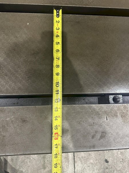 96" X 120" GIDDINGS &amp; LEWIS T SLOT POWERED AIR LIFT ROTARY TABLE: STOCK #22066