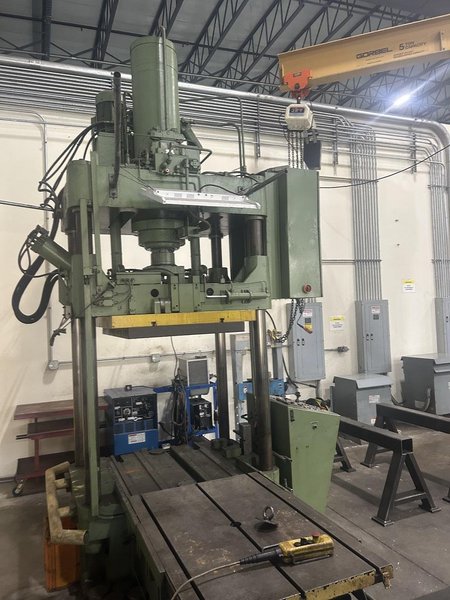 100 TON REIS MODEL #TUS 115-OK-100 DIE TRYOUT &amp; SPOTTING HYDRAULIC PRESS: YOBRO 25155