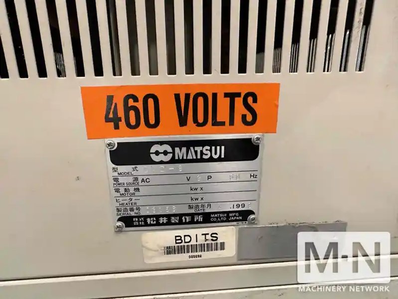 MATSUI MODEL DZ-8 DRYER  MFG 1998