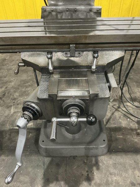 2 HP BRIDGEPORT SERIES I VERTICAL RAM TYPE KNEE MILL WITH DRO, POWER FEED: YOBRO #26188