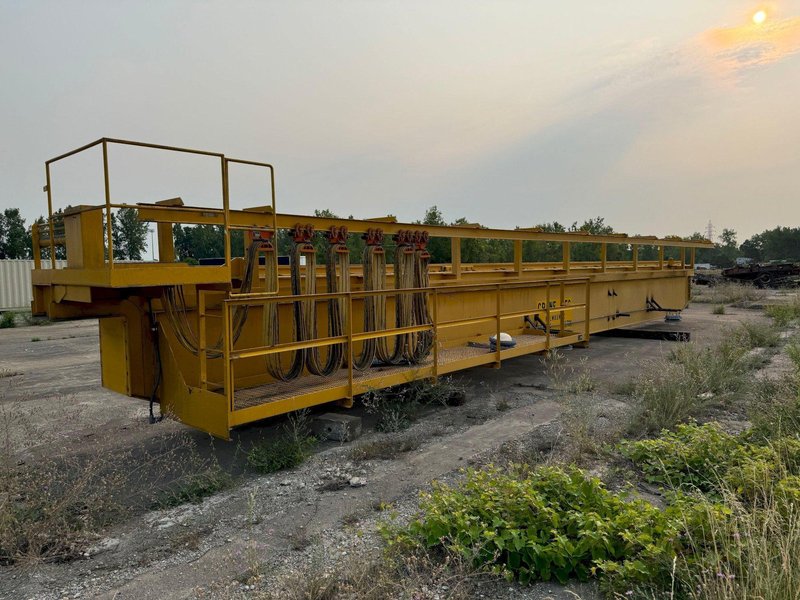 75 TON X 57' SPAN CRANE MFG OVERHEAD BRIDGE CRANE. STOCK  # 0790324