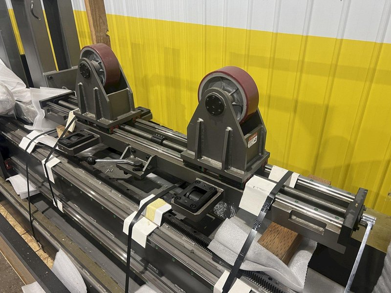 82" X 212" X 5,500 LBS AMET / FRONIUS MODEL #GMAW CIRCUMFERENTIAL WELDING LATHE: STOCK #18537