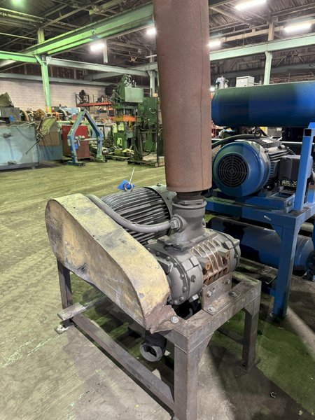 Gardner Denver Duraflow blower model GGDCADA s/n S597891, catalog # 4509, 4000 max. rpm with 40 hp motor