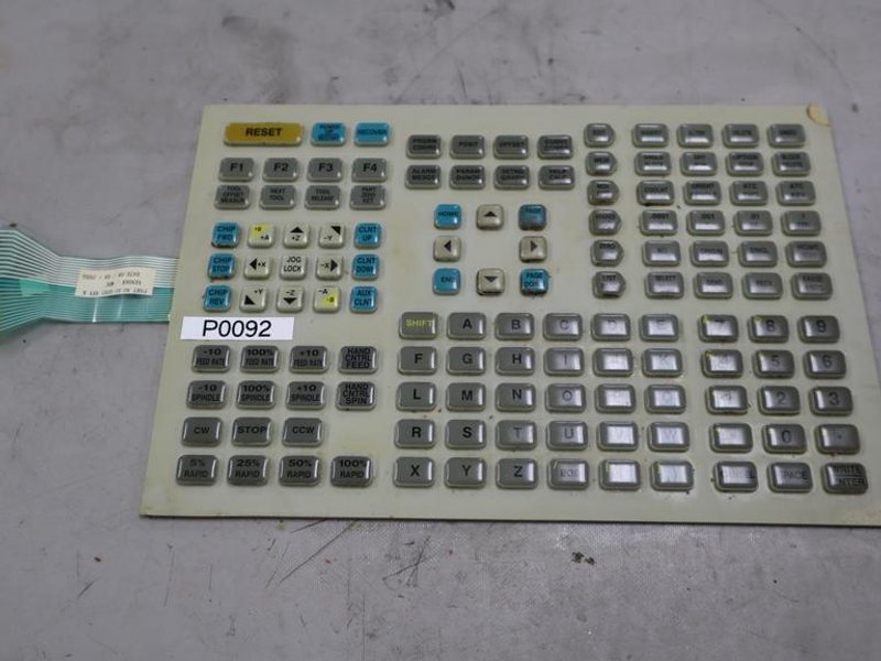 Used  HAAS 61-0201 Machine Tool 610201 Membrane Keyboard