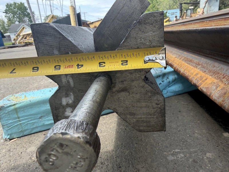 10' LONG x 4-WAY BOTTOM PRESS BRAKE DIE: YOBRO #25343