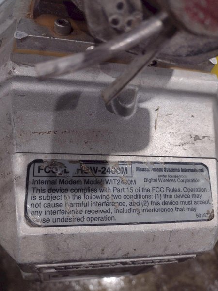 50,000 LBS MSI MODEL #6260CS TRANS-WEIGH WIRELESS LOAD CELL, FOR CRANE SCALE: YOBRO #24759