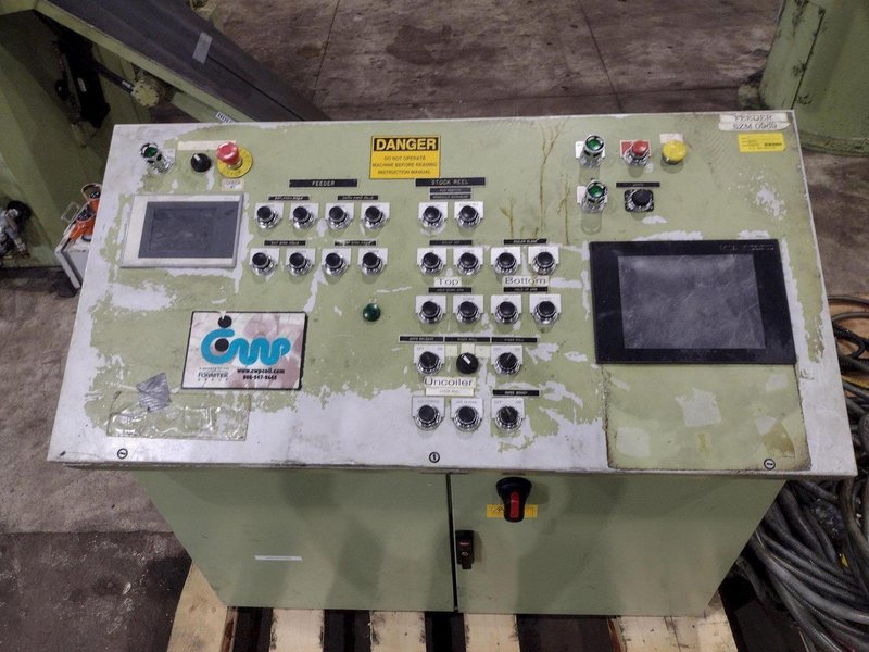 18” X .175”  CWP MODEL #SFAC4-20 SPACE-SAVER AUTOMATIC DOUBLE END SERVO COIL FEED LINE: STOCK #22211