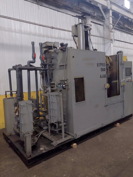 250 KW AJAX TOCCO "PACER" INDUCTION HARDENING SCANNER SYSTEM WITH MAGNESCAN QS CONTROLS: STOCK #16063