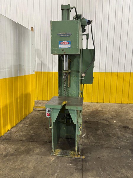 12 TON HANNIFIN MODEL #OGF-12D HYDRAULIC C-FRAME PRESS 18" STROKE: YOBRO #24081
