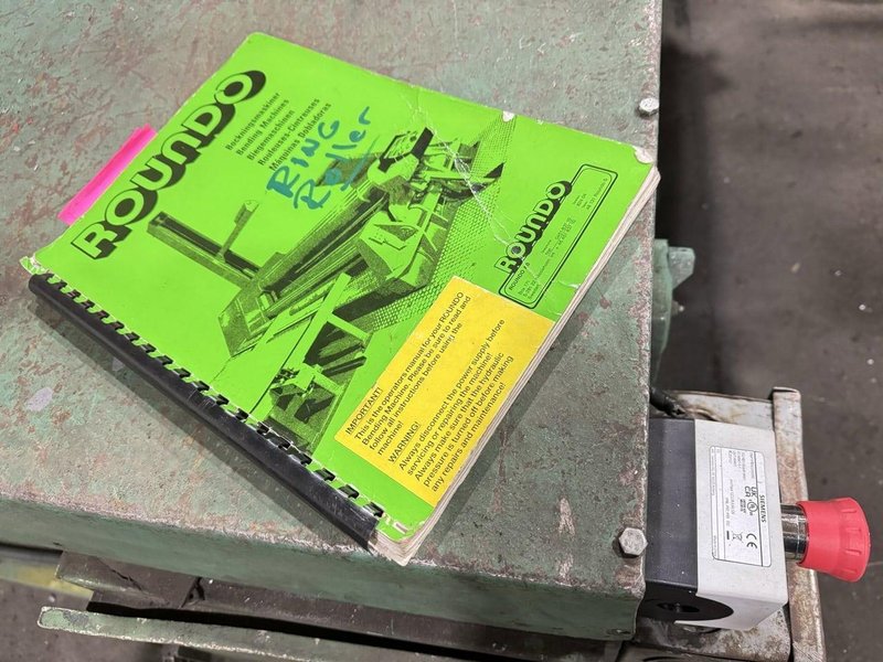 5″ X 5″ X 1/2″, ROUNDO R5s HYDRAULIC ANGLE ROLLS, Tooling &amp; Jib Crane Included