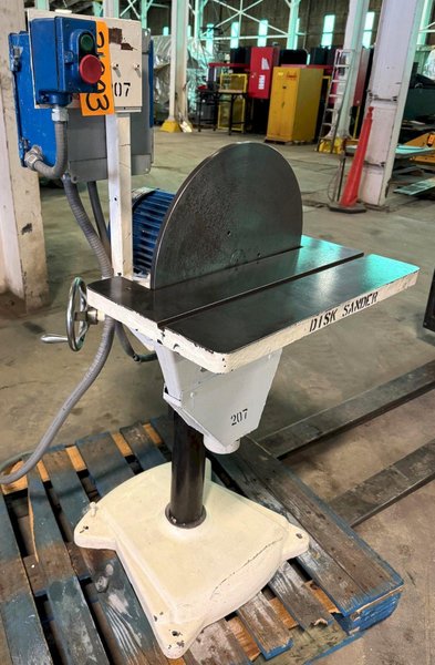 20" Wilton Disc Sander 4421, 10" x 27" Tilt Table, 3 HP