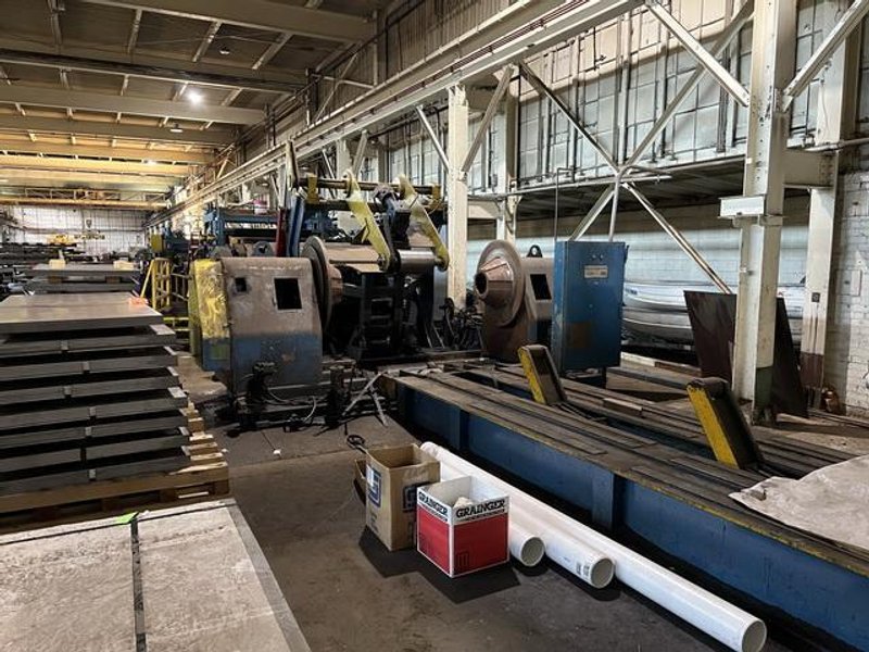 72" X .200" X 50,000 LBS VOSS CUT TO LENGTH LINE: STOCK #22300