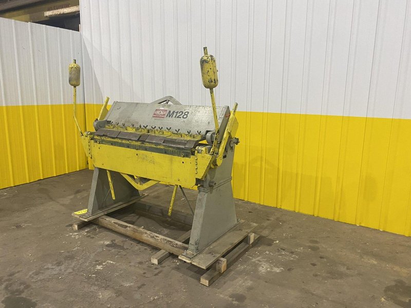 48" X 14 GA CHICAGO DREIS &amp; KRUMP MODEL #BPO-414-6 BOX &amp; PAN FINGER BRAKE: STOCK #19836