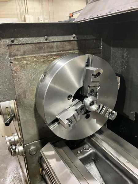 1980 G20 120" Engine Lathe w/ 2-Axis DRO