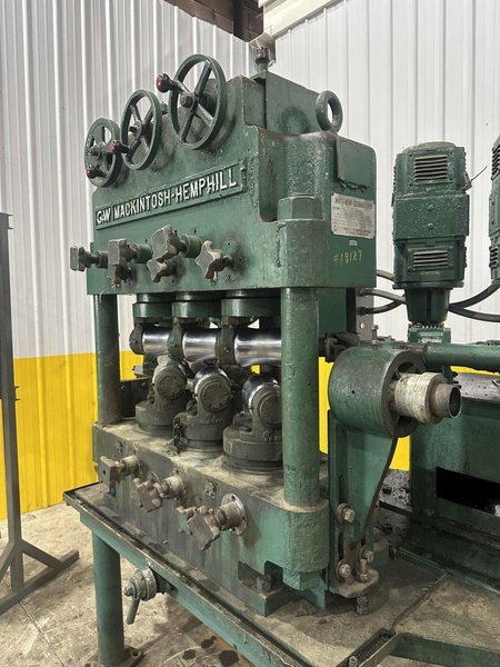 2.250" MACK-HEMP MODEL #924R ROTARY 6-ROLL TUBE &amp; PIPE STRAIGHTENER: YOBRO #23881