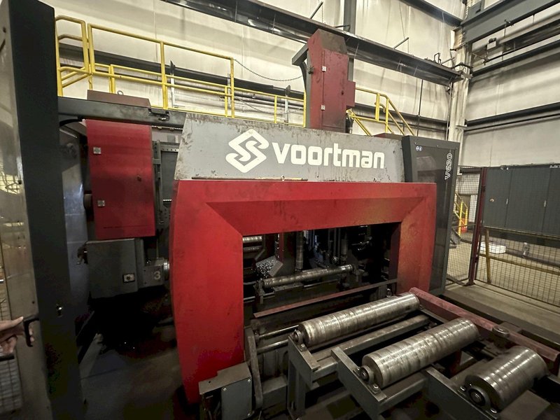 41" X 18" VOORTMAN BEAM LINE, VB1050 SAW,  V630DRILL &amp; V808 PLASMA COPER ROBOT, NEW 2016: STOCK 20792