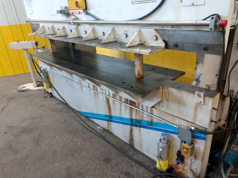140 TON X 10' WYSONG MODEL #THS140-120 "HIGH SPEED" HYDRAULIC PRESS BRAKE: STOCK #13918