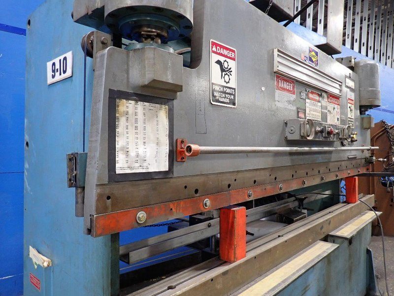 100 TON X 10' NIAGARA HYDRAULIC PRESS BRAKE: STOCK #78264