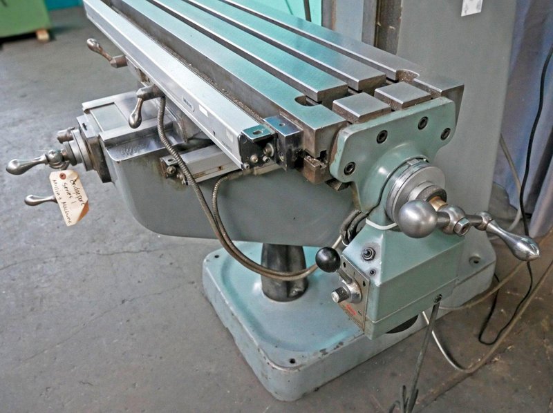 Bridgeport 9" x 42" 8-Speed Step-PUlley Vertical Milling Machine, Series I