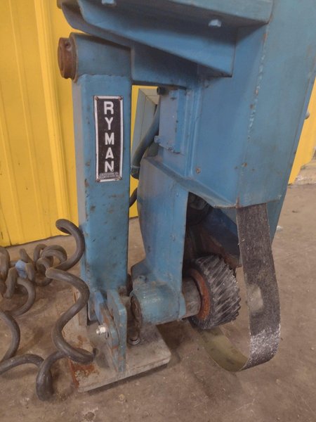 7.5 HP RYMAN ENGINEERING MODEL #712L LATHE TOOL POST GRINDER ABRASIVE BELT GRINDING HEAD: STOCK #15246