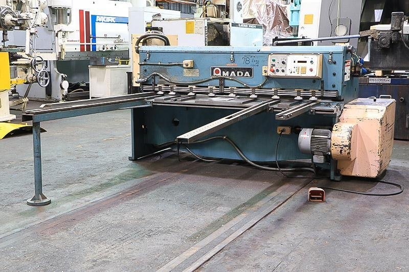 1/4" x 6' AMADA MECHANICAL SHEAR MODEL M-2060