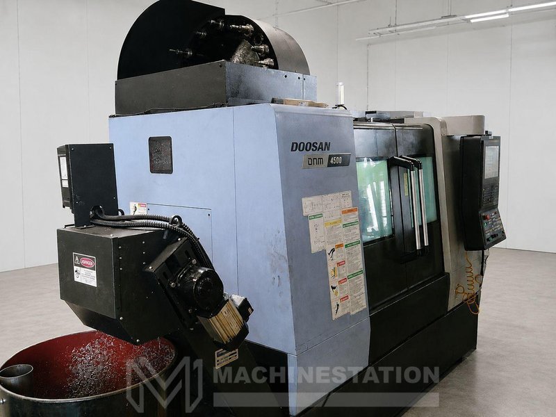Doosan DNM 4500 CNC Vertical Machining Center – 2021 4th Axis, TSC Mill