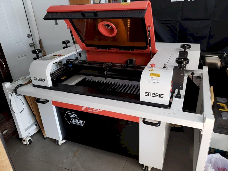 28″ X 16″ AP SN2816 Laser Engraver, 2018 – Low Hours