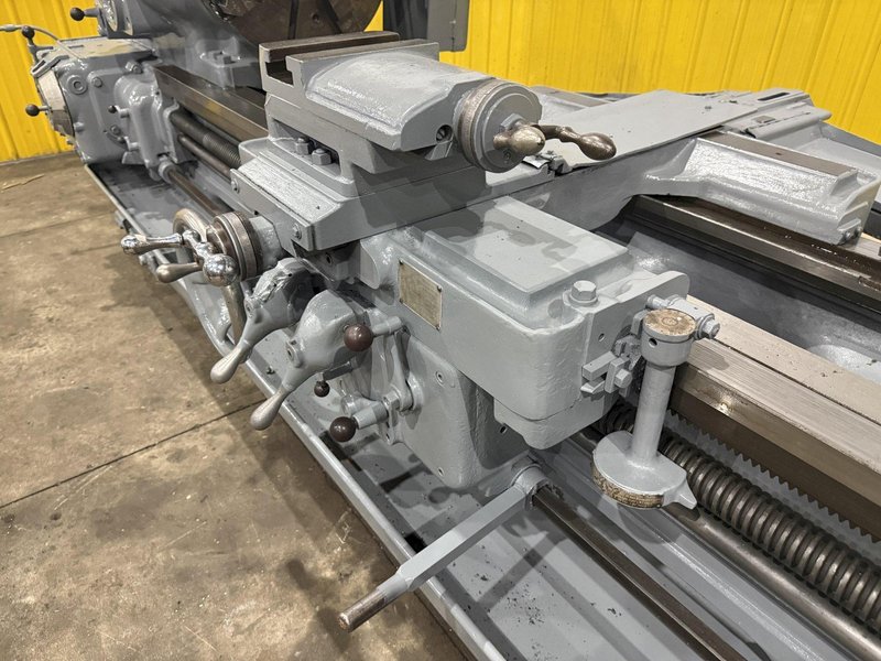 28" X 144" LODGE &amp; SHIPLEY 8-7/8" HOLLOW SPINDLE ENGINE LATHE 8-7/8" HOLE: STOCK #24032