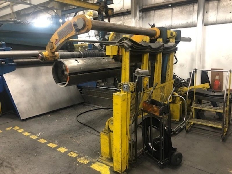 72" x 50,000 LB WARNER &amp; SWASEY 72-40 RECOILER STOCK# 4166