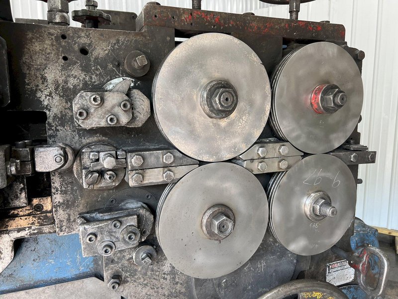 .313" X 4.63" TORRINGTON MODEL #W13A WIRE SPRING COILER / COIL MAKING MACHINE: STOCK #18807