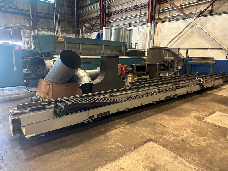 5' 6" x 21'6" ESAB MODEL #COMBIREX DX3000 GANTRY STYLE PLASMA CUTTING MACHINE: STOCK #16510