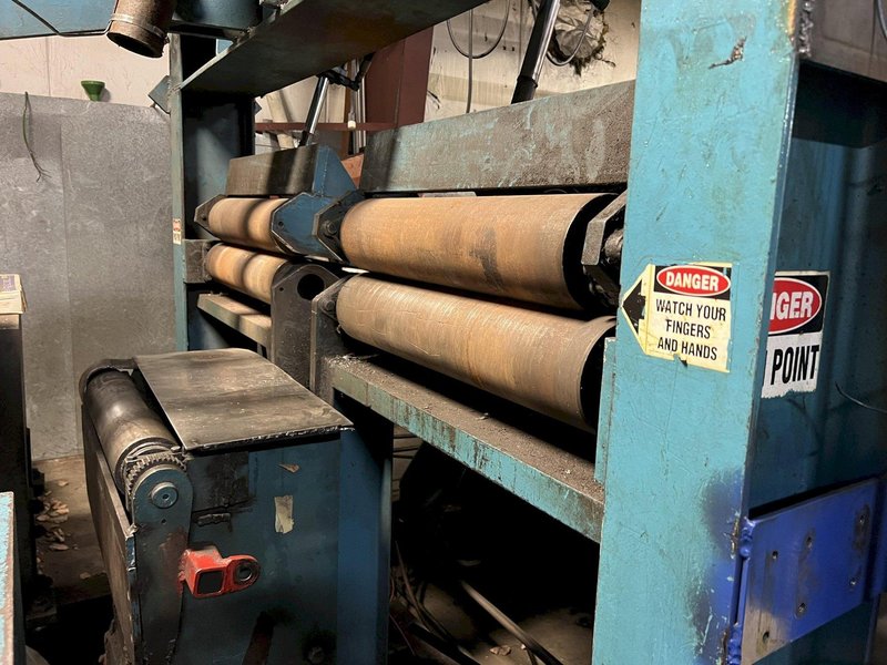 72" X .135" RBI (RED BUD INDUSTRIES) MODEL #SM6-72 AUTOMATIC CUT-TO-LENGTH (CTL) BLANKING LINE: STOCK #20195