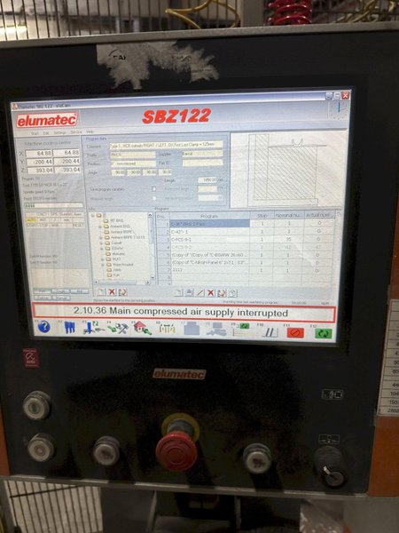 ELUMATEC MODEL #SBZ122 PROFILE MACHINE CENTER: STOCK #22090