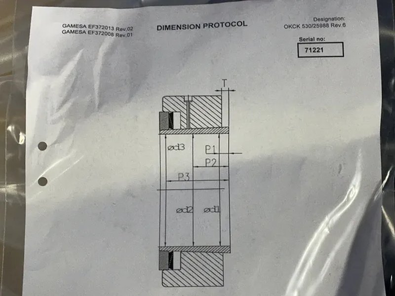 Skf Hydraulic Shaft Bearing - Okck 530-25988
