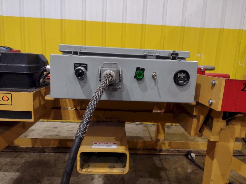 4,000 LBS X 16"-60" X 120" CALDWELL MODEL #60BMS-2-60 BATTERY POWERED REMOTE CONTROL SHEET LIFTER: YOBRO #24914