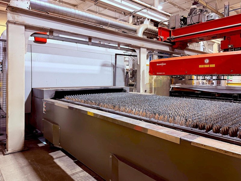 6000 KW BYSTRONIC BYSPRINT FIBER 3015 LASER. STOCK # 0327526