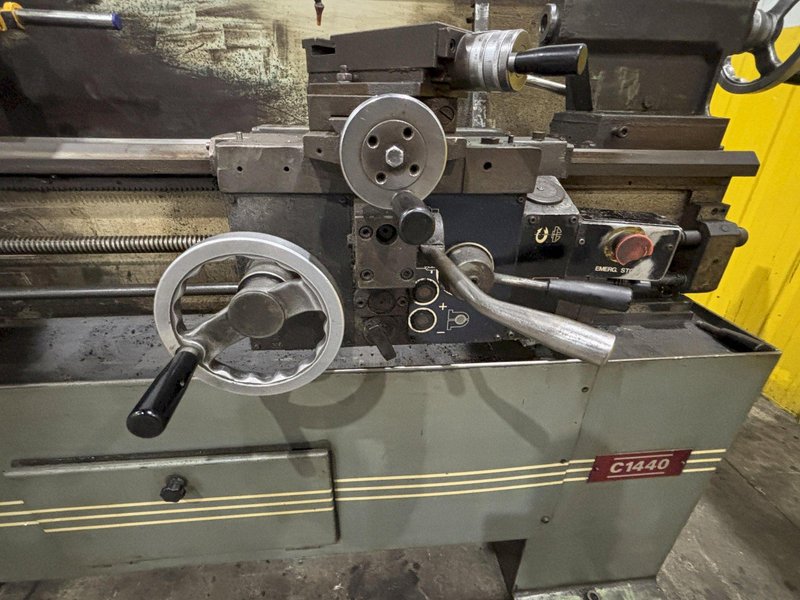 14" X 40" CLAUSING METOSA MODEL #C1440 TOOLROOM ENGINE LATHE, 1-5/8": YOBRO #23849