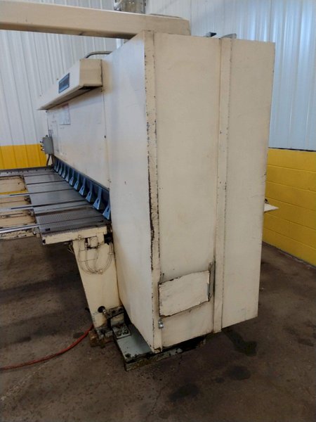 10' x 1/4" CINCINNATI MODEL #2500 CNC HYDRAULIC POWER SHEAR WITH FRONT &amp; BACK GAUGING: STOCK #12587