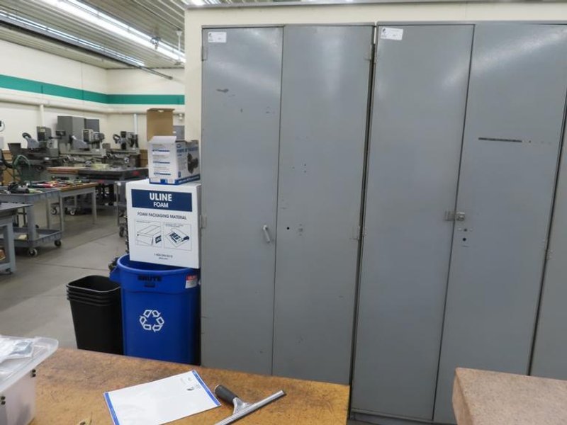 Cabinet 2 Door w Contents of Assorted Painting and Cleaning Supplies- AND MORE!- Auction Item