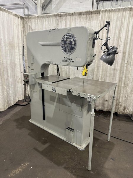 36" DOALL VERTICAL BAND SAW MODEL # V-36 BAND:  STOCK #77638