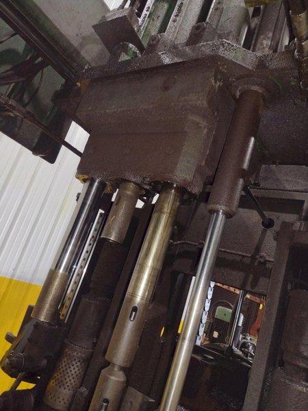 9 SPINDLE PEDDINGHAUS MODEL #BDL-1250/9 I-BEAM DRILL/DRILLING LINE: STOCK #19128