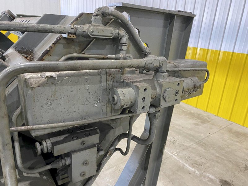 150 TON DAKE HORIZONTAL INCLINED HYDRAULIC WHEEL PRESS: STOCK #20382