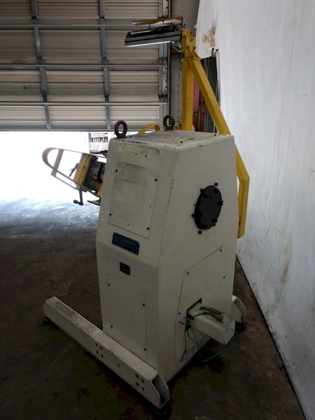 1,100 LB X 16" GSW MODEL #MHM0.5/1250SO SERVO MOTORIZED COIL REEL UNCOILER, NEW 1996: STOCK 12988