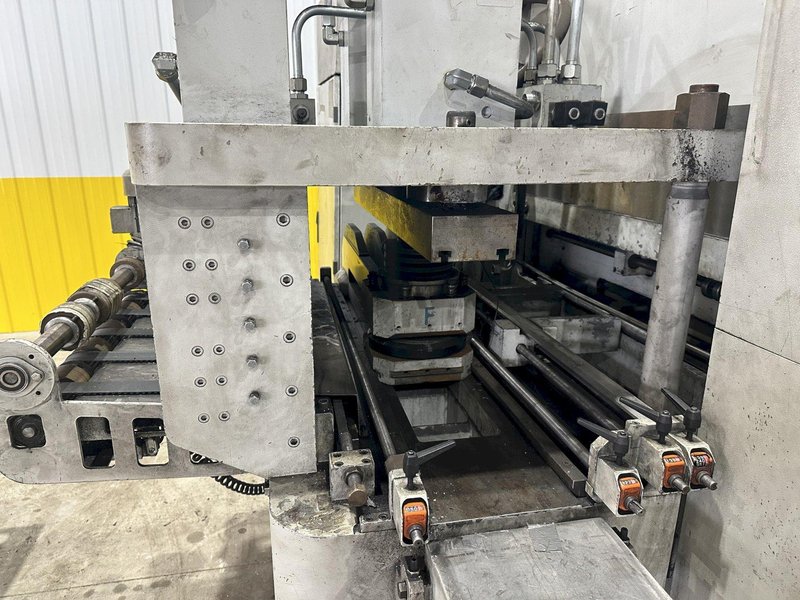 30" x 14 GA DALCOS MODEL #PXN-800 AUTOMATIC COIL HYDRAULIC PUNCHING MACHINE: STOCK #20332