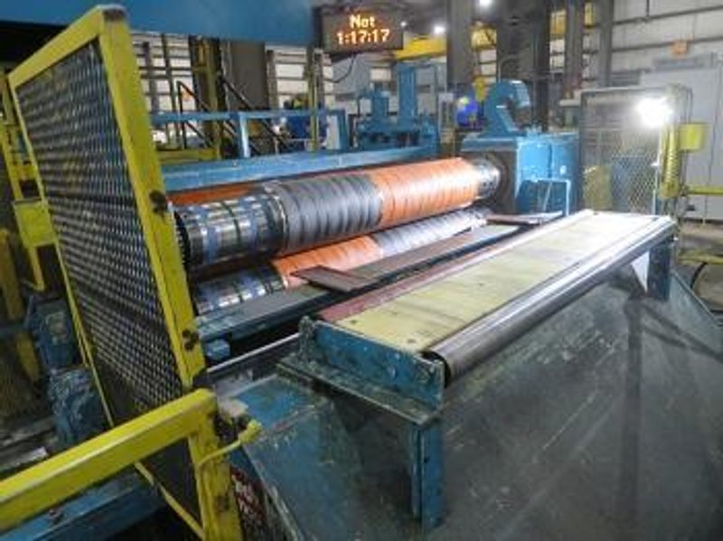 72" (1800mm) x .126" (3mm) x 60,000# Stamco Coil Line