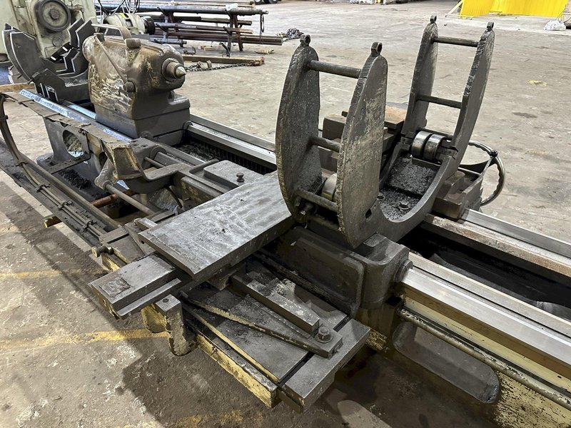 32" X 168" AMERICAN PACEMAKER HEAVY DUTY ENGINE LATHE, 3" HOLE: STOCK #20075
