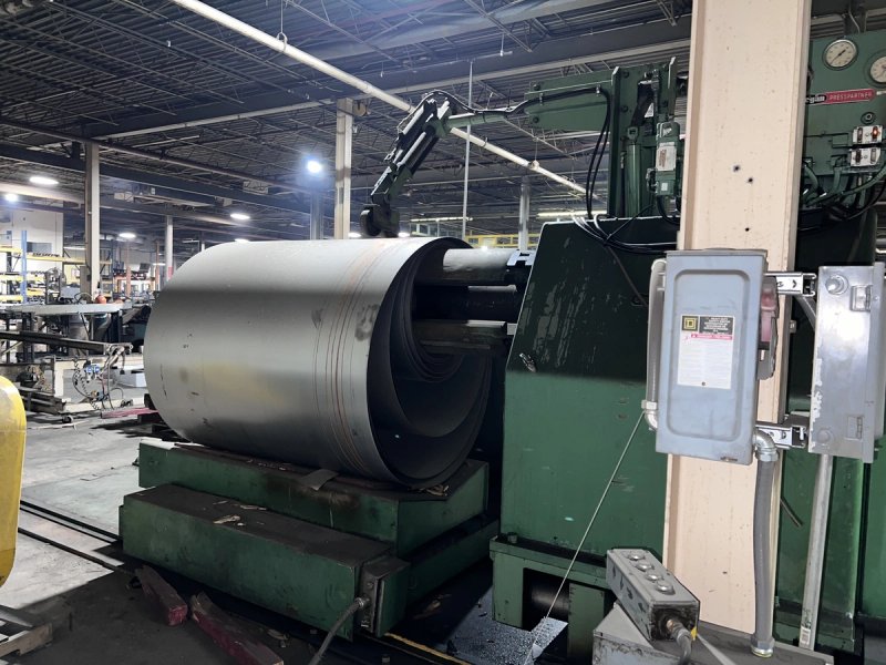 20,000 LB X 72" X 14 GA IOWA-PRECISION/EGAN SLEAR LINE. STOCK # 1088126